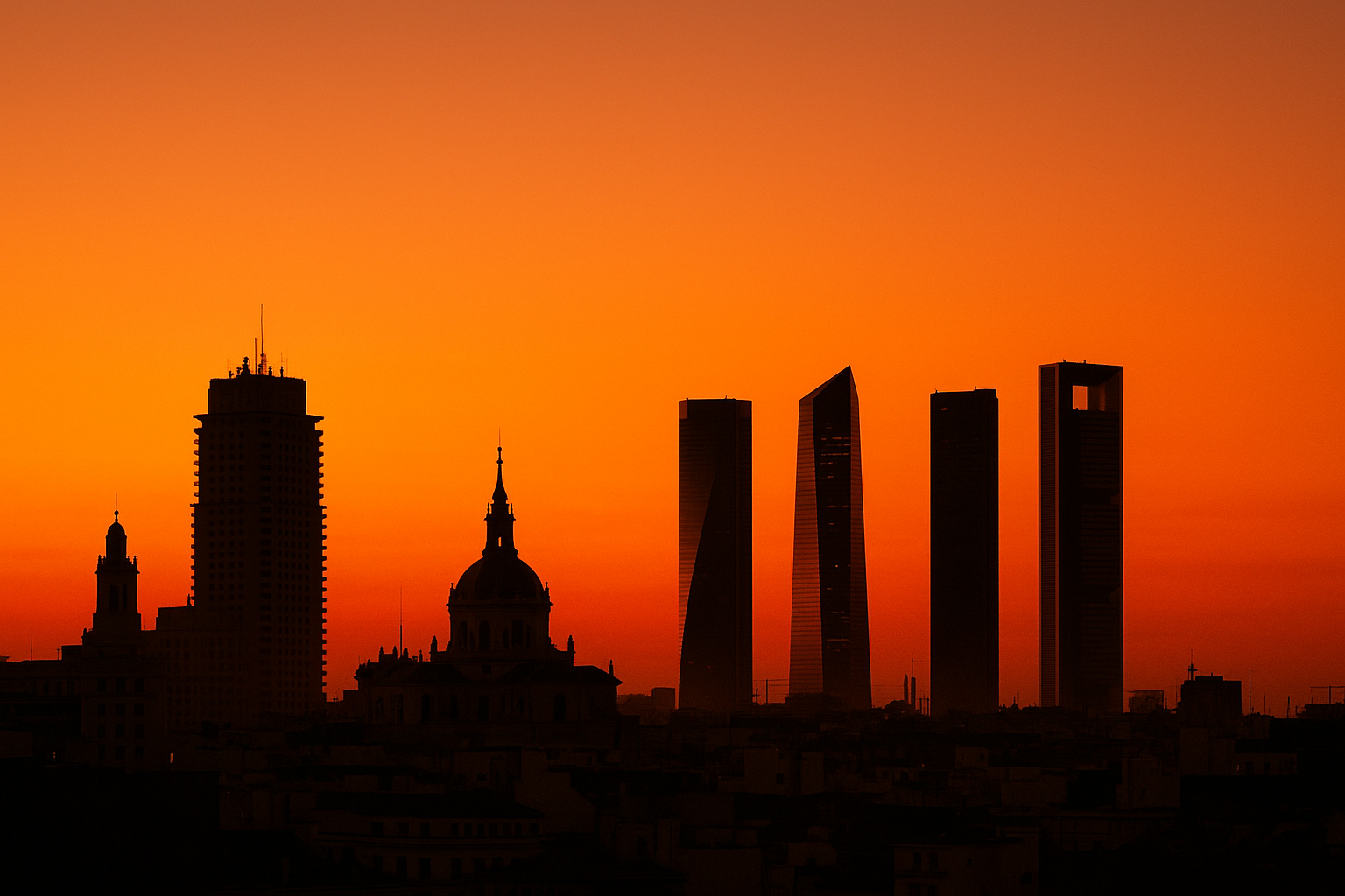 Madrid Skyline